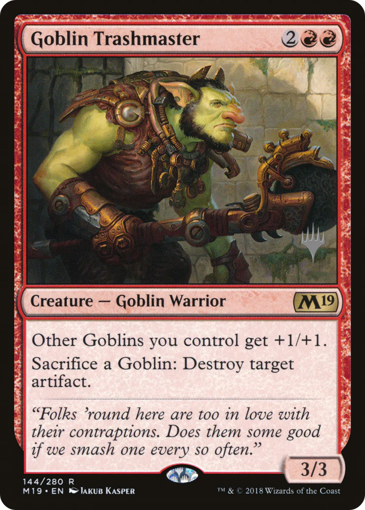 Goblin Trashmaster (PPM20-144) - Core Set 2019 Promos
