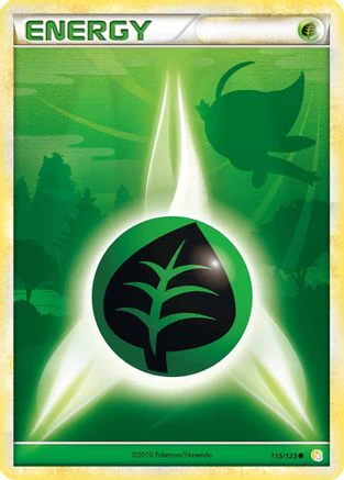 Grass Energy 115/123 HeartGold SoulSilver - Common