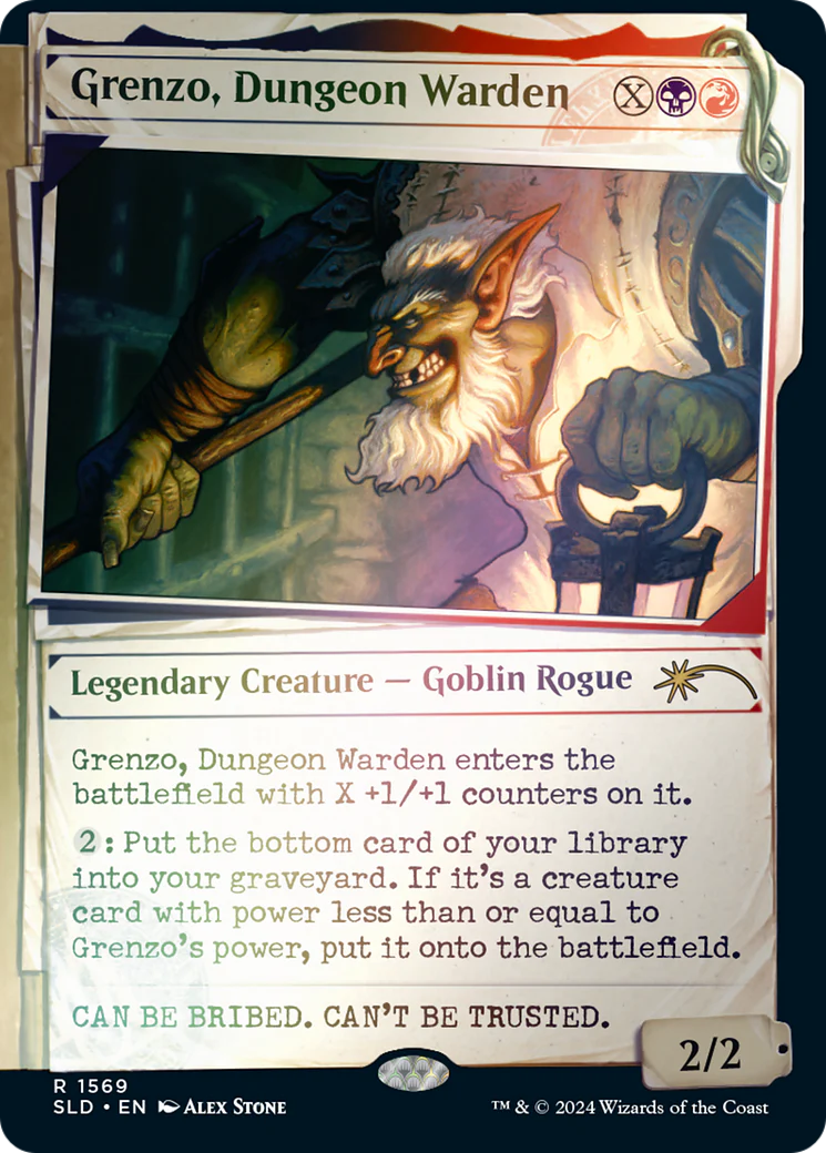 Grenzo, Dungeon Warden (SLD-1569) - Secret Lair Drop: (Showcase) Foil