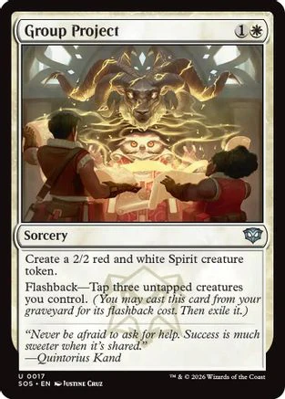 Group Project (SOS-017) - Secrets of Strixhaven Foil