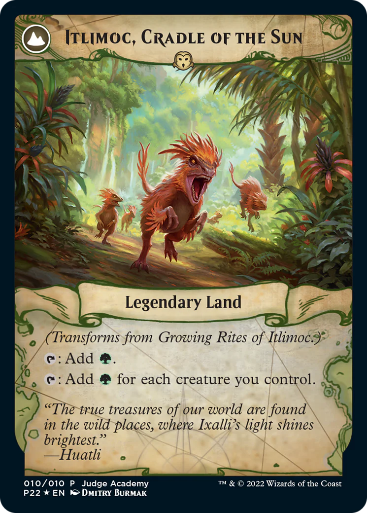 Growing Rites of Itlimoc // Itlimoc, Cradle of the Sun (JDG-010) - Judge Gift Cards 2022: (compasslanddfc) Foil - Image 2