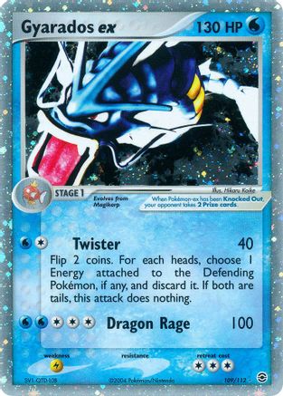 Gyarados ex 109 FireRed & LeafGreen - Ultra Rare