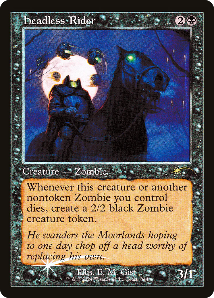 Headless Rider (SLD-844) - Secret Lair Drop Foil