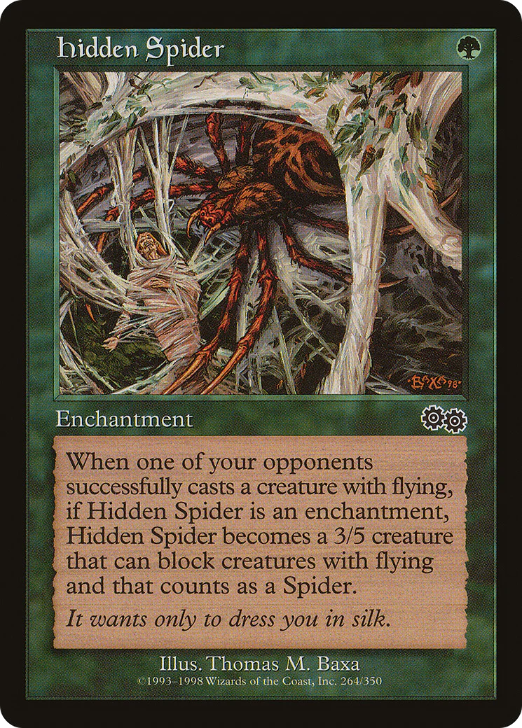 Hidden Spider (USG-264) - Urza's Saga