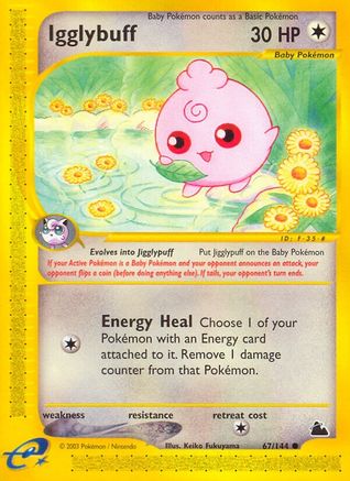 Igglybuff 067 - Reverse Holofoil Skyridge - Common