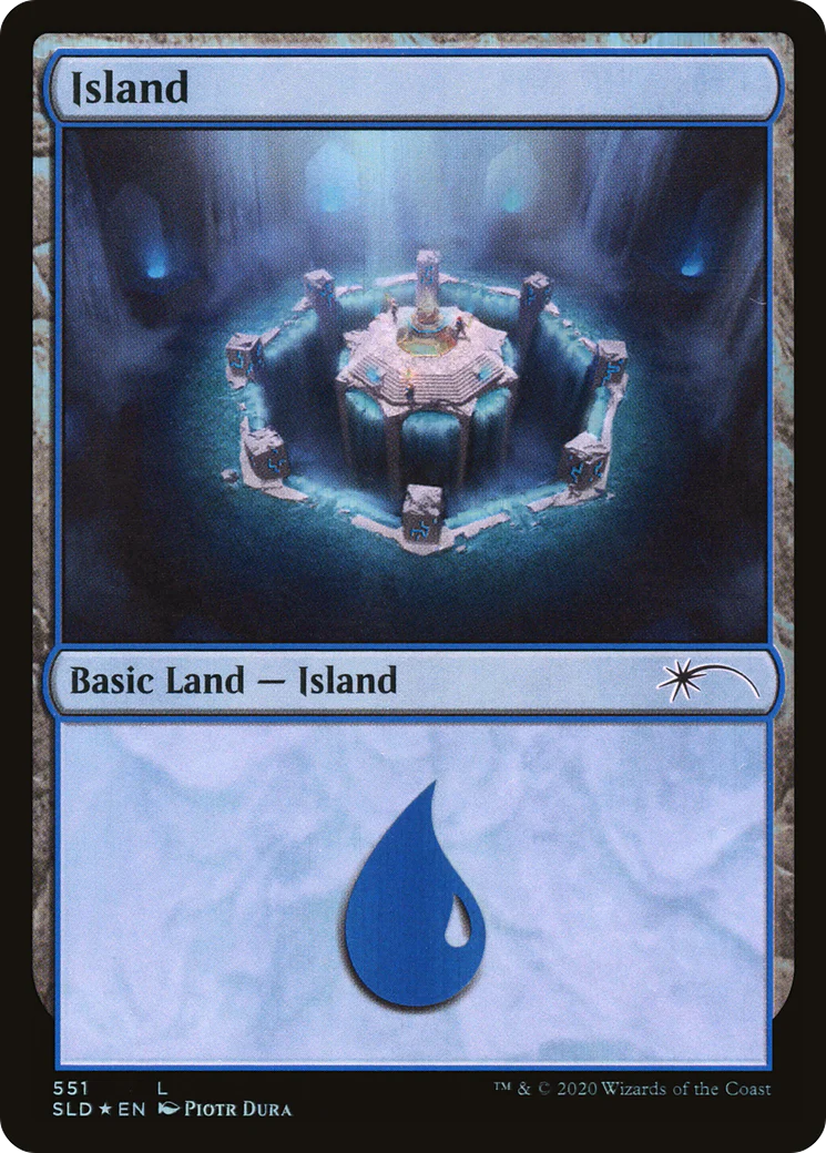 Island (SLD-551) - Secret Lair Drop Foil