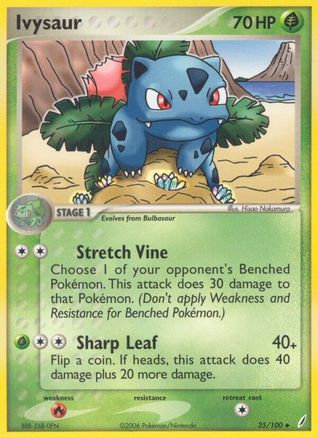 Ivysaur 035/100 Crystal Guardians - Uncommon
