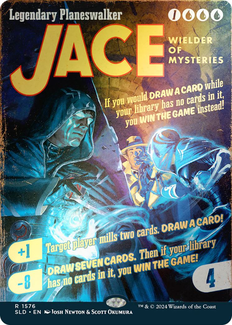 Jace, Wielder of Mysteries (SLD-1576) - Secret Lair Drop (Borderless) Foil