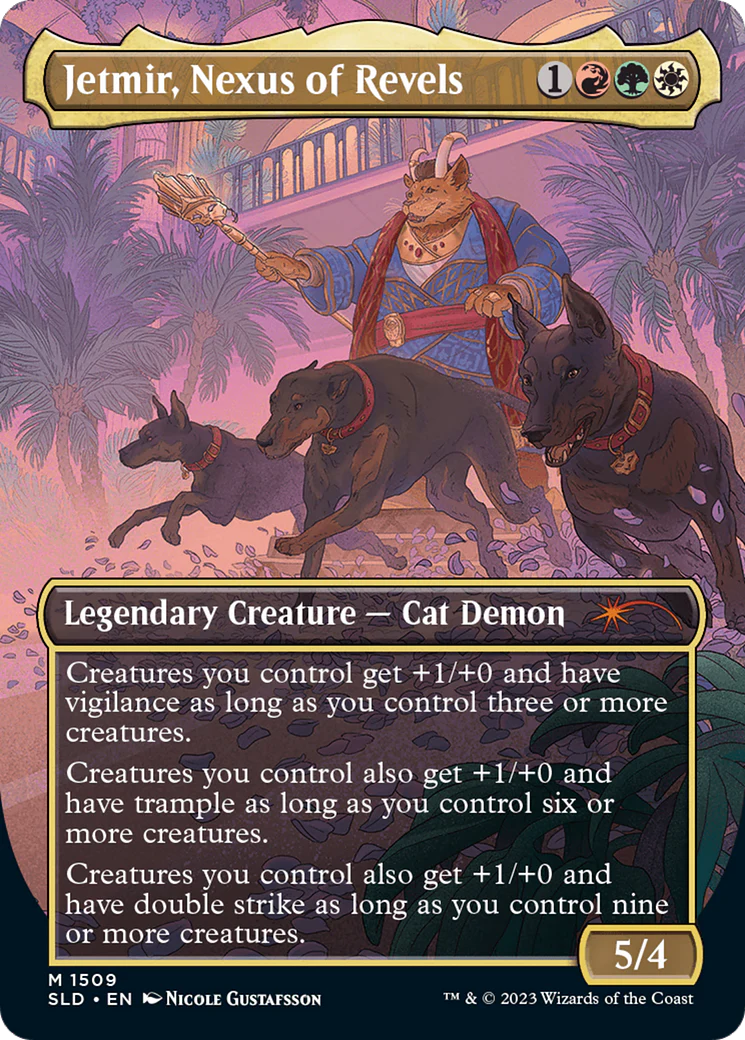 Jetmir, Nexus of Revels // Jetmir, Nexus of Revels (SLD-1509) - Secret Lair Drop (Borderless) Foil - Image 2