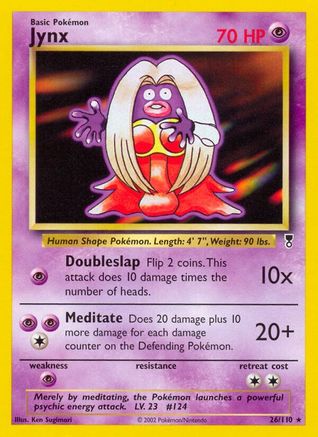 Jynx 026 - Reverse Holofoil Legendary Collection - Rare