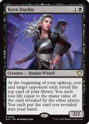Keen Duelist (SOC-218) - Commander: Secrets of Strixhaven