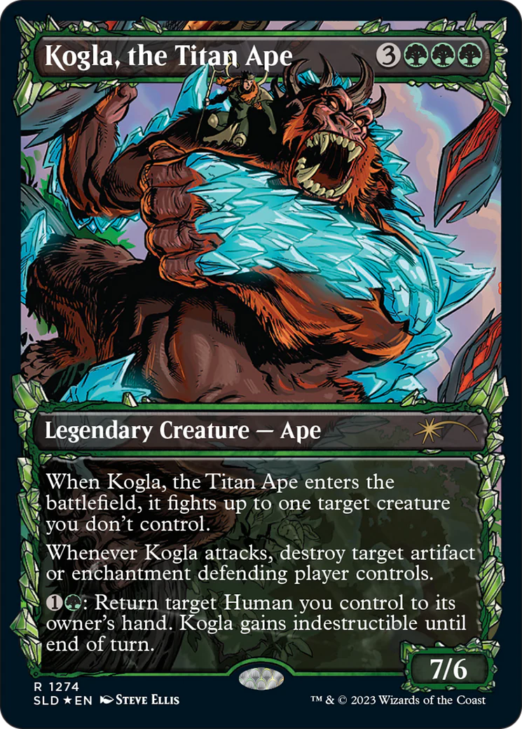 Kogla, the Titan Ape (SLD-1274) - Secret Lair Drop: (Showcase) Foil