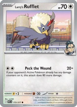 Larry's Rufflet 173 - Reverse Holofoil ME Ascended Heroes - Common