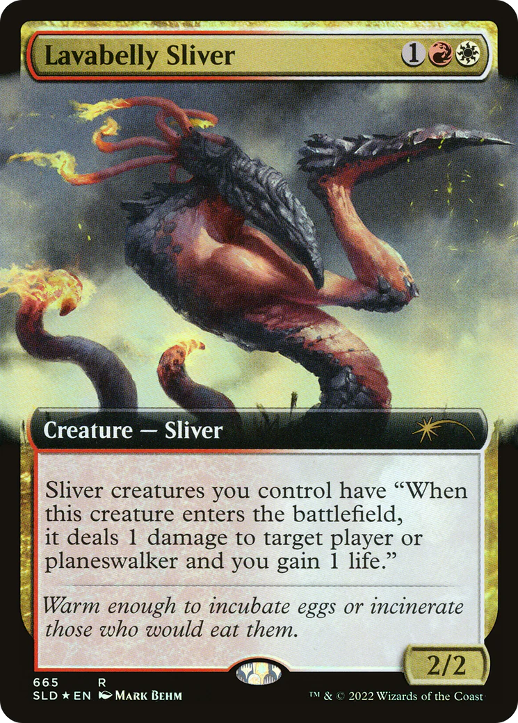 Lavabelly Sliver (SLD-665) - Secret Lair Drop: (Extended Art) Foil