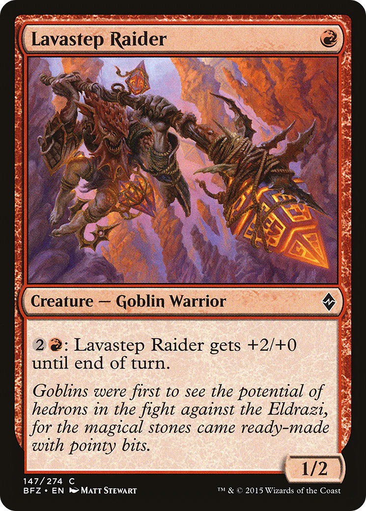 Lavastep Raider (BFZ-147) - Battle for Zendikar