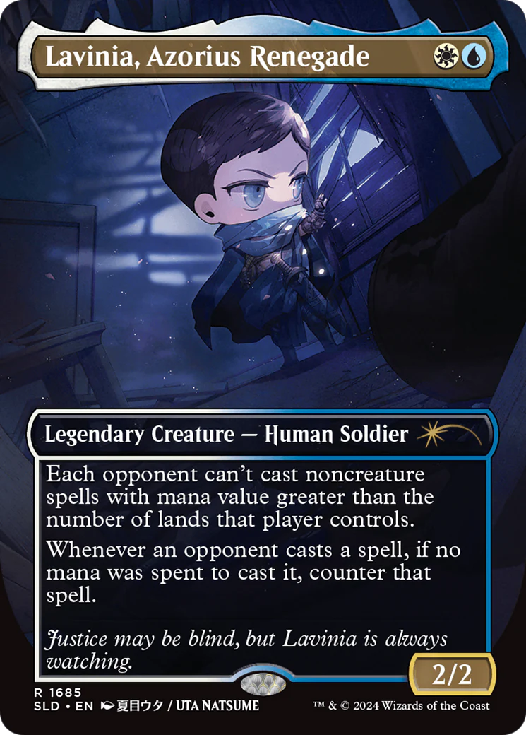 Lavinia, Azorius Renegade (SLD-1685) - Secret Lair Drop (Borderless) Foil