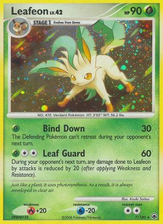 Leafeon (7) 007 - Holofoil Majestic Dawn - Holo Rare