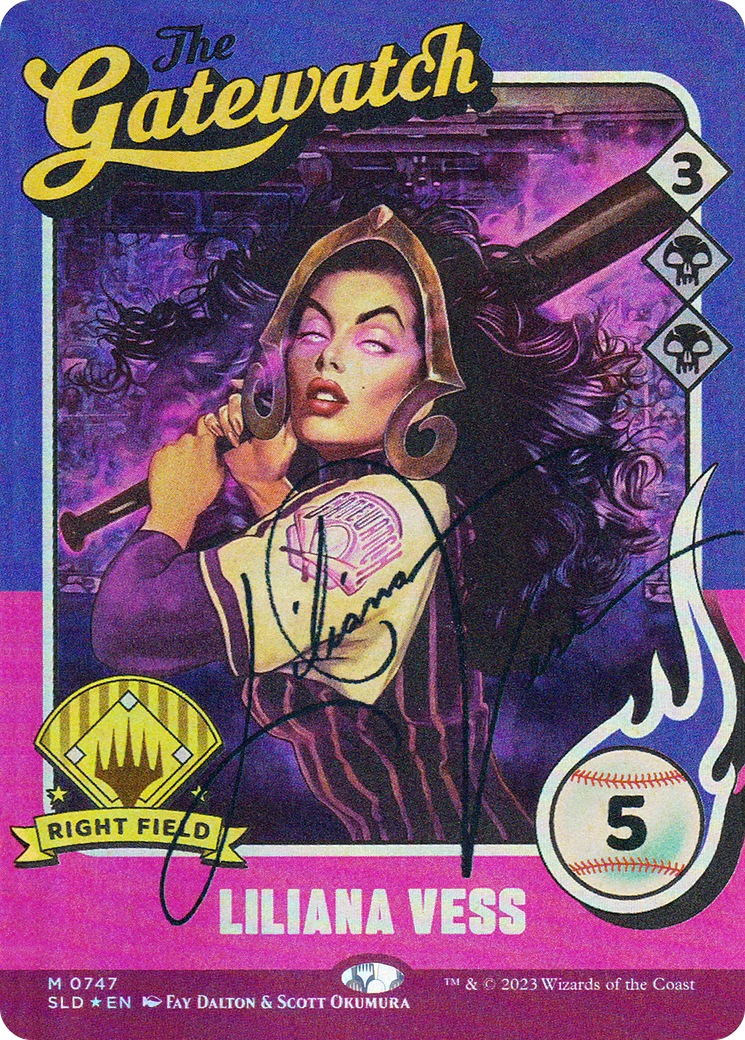 Liliana Vess // Liliana Vess (SLD-747) - Secret Lair Drop: (Full Art) (Borderless) Foil - Image 3