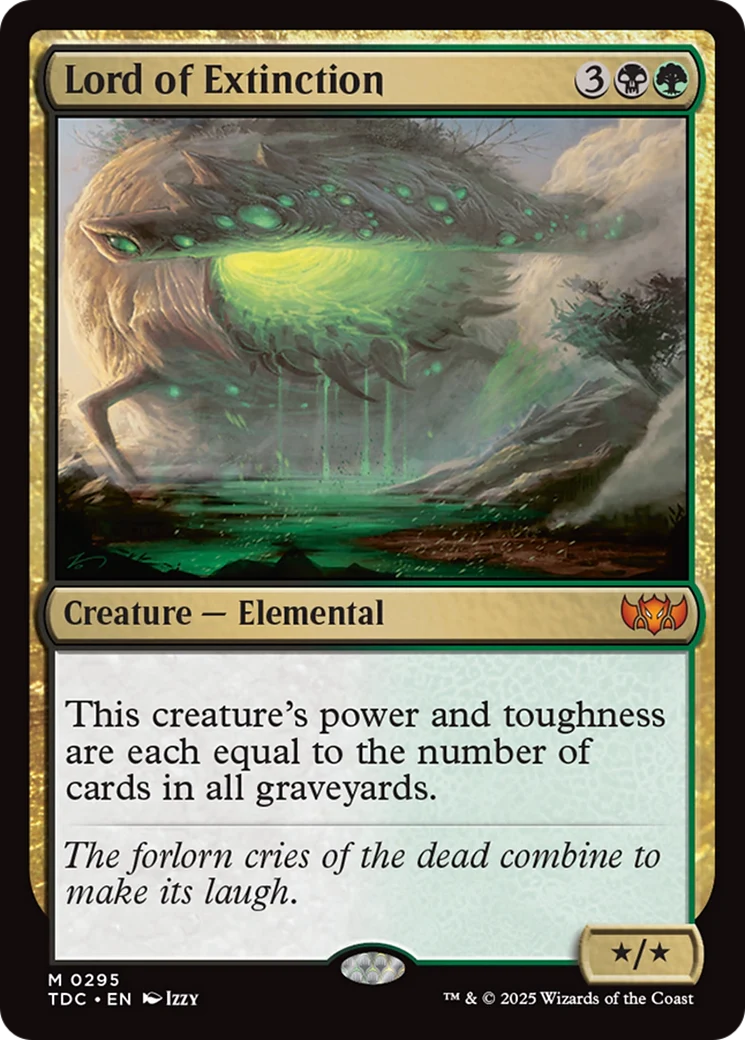 Lord of Extinction (TDC-295) - Commander: Tarkir: Dragonstorm