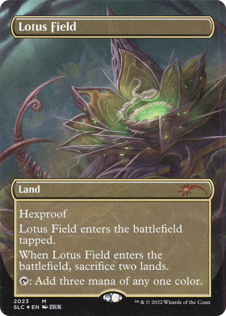 Lotus Field (SLC-2023) - Secret Lair 30th Anniversary Countdown Kit (Borderless) Foil
