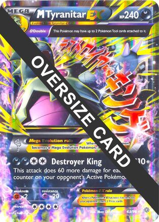 M Tyranitar EX 043/98  - Holofoil Jumbo Cards - Promo