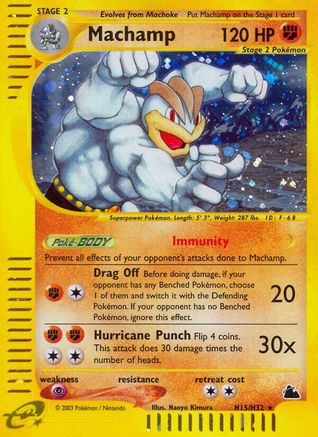 Machamp (H15) H15 - Holofoil Skyridge - Holo Rare