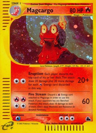 Magcargo (H16) H16 - Holofoil Skyridge - Holo Rare