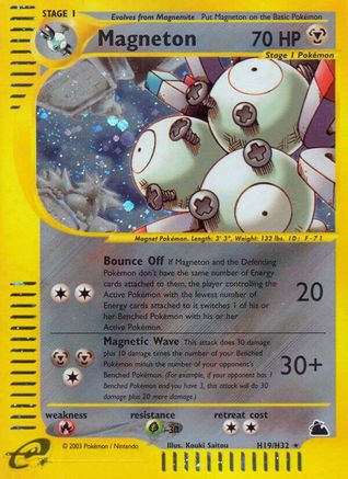 Magneton (H19) H19 - Holofoil Skyridge - Holo Rare
