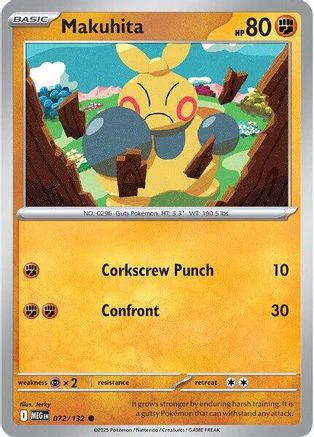 Makuhita 072  ME01 Mega Evolution - Common