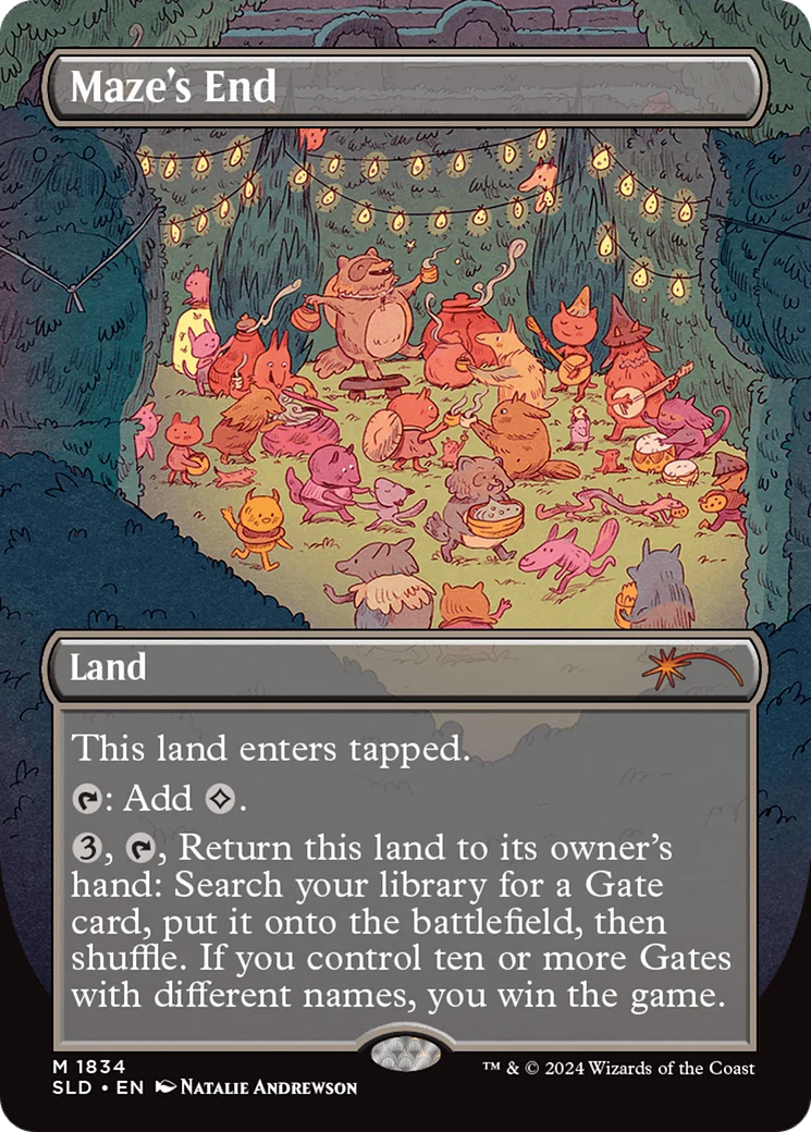 Maze's End (SLD-1834) - Secret Lair Drop (Borderless) Foil