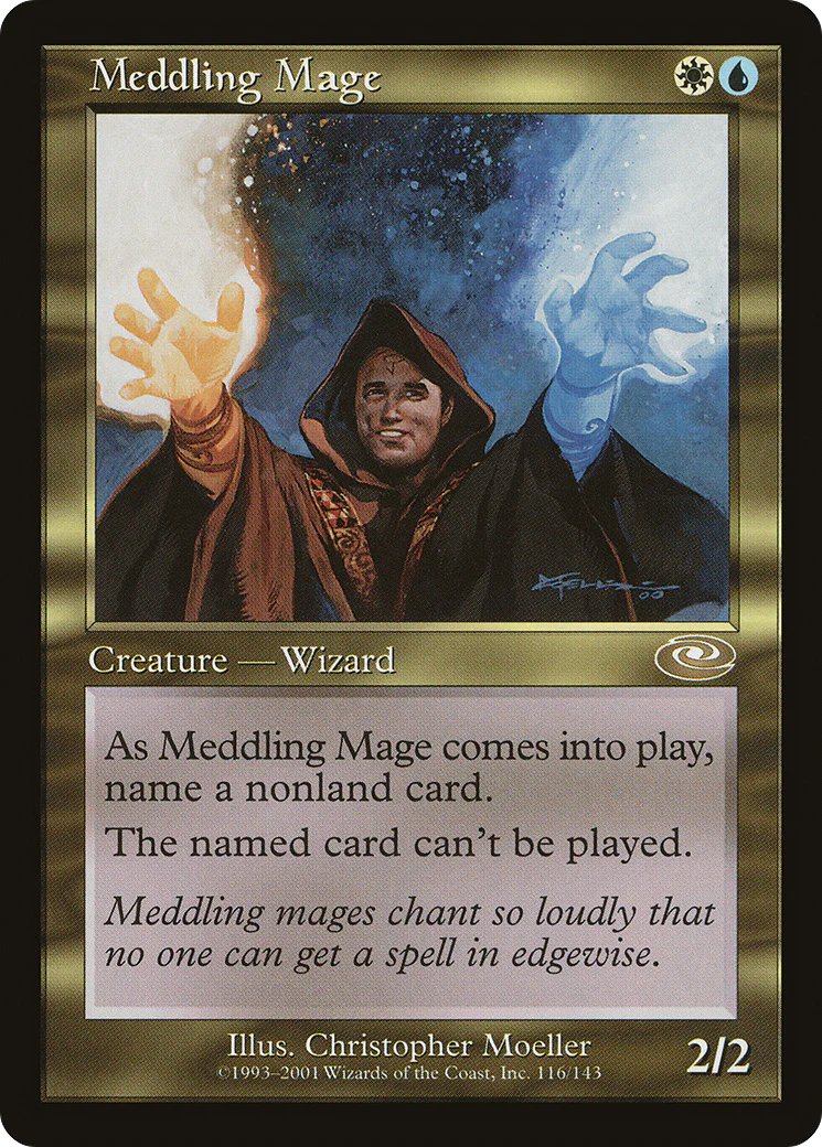 Meddling Mage (PLS-116) - Planeshift Foil