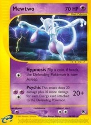 Mewtwo (56) 056 - Reverse Holofoil Expedition - Rare