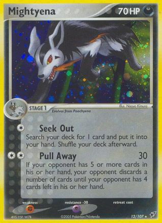 Mightyena 012 Deoxys - Holo Rare