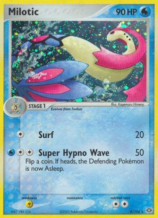 Milotic 008/106 Emerald - Holo Rare