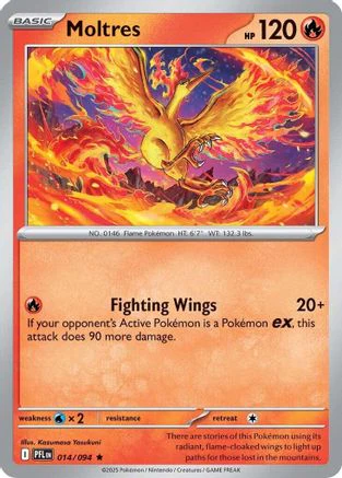 Moltres 014 ME02 Phantasmal Flames - Uncommon