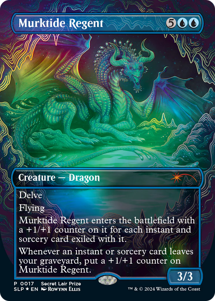 Murktide Regent (SLP-017) - Secret Lair Showdown (Borderless) Foil