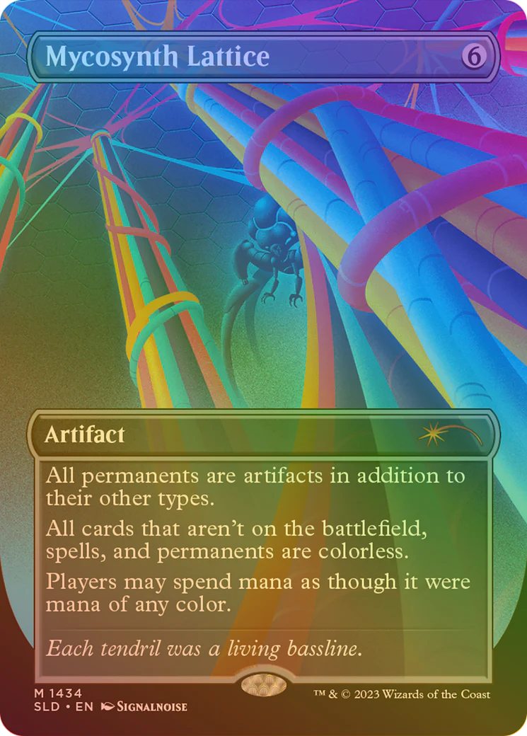 Mycosynth Lattice (SLD-1434) - Secret Lair Drop (Borderless) Foil