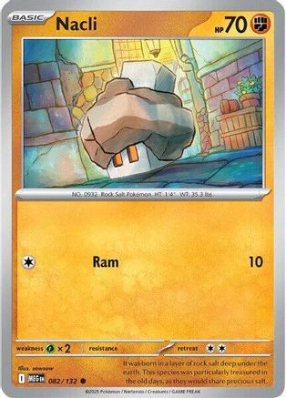 Nacli 082 - Reverse Holofoil ME01 Mega Evolution - Common
