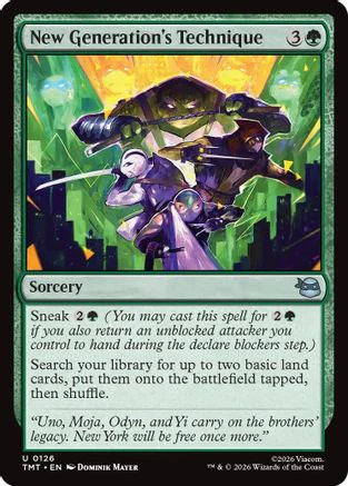 New Generation's Technique (TMT-126) - Teenage Mutant Ninja Turtles