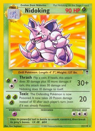 Nidoking 031  Legendary Collection - Rare