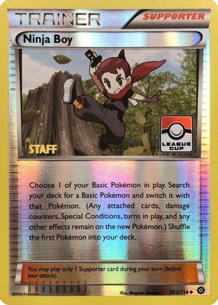 Ninja Boy 103/114 - Reverse Holofoil League & Championship Cards - Promo