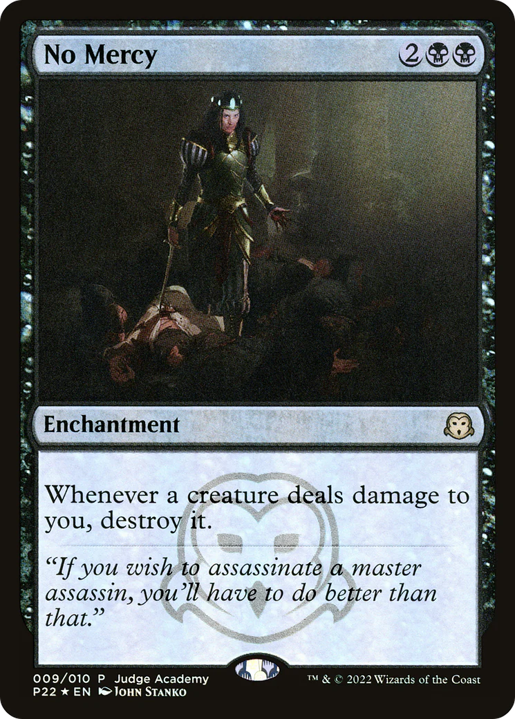 No Mercy (JDG-009) - Judge Gift Cards 2022 Foil