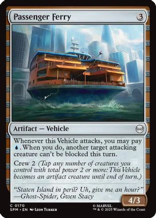 Passeneger Ferry (SPM-170) - Marvel's Spider-Man Foil
