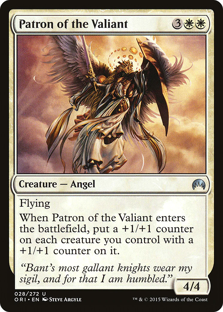 Patron of the Valiant (ORI-028) - Magic Origins Foil