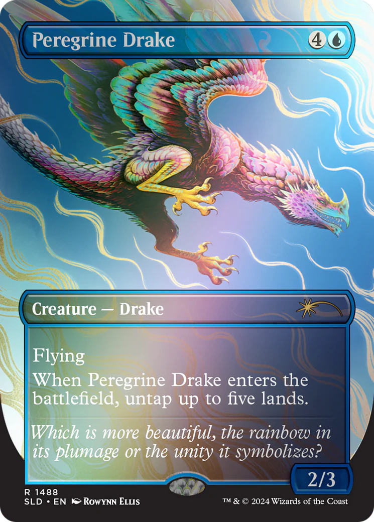 Peregrine Drake (SLD-1488) - Secret Lair Drop (Borderless) Foil