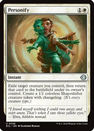 Personify (ECL-028) - Lorwyn Eclipsed Foil