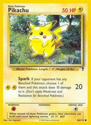Pikachu 086/110 Legendary Collection - Common