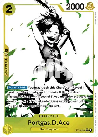 Portgas.D.Ace (010) (Parallel) (ST13-010) - Ultra Deck: The Three Brothers Foil
