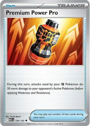 Premium Power Pro 124/132 - Reverse Holofoil ME01 Mega Evolution - Uncommon