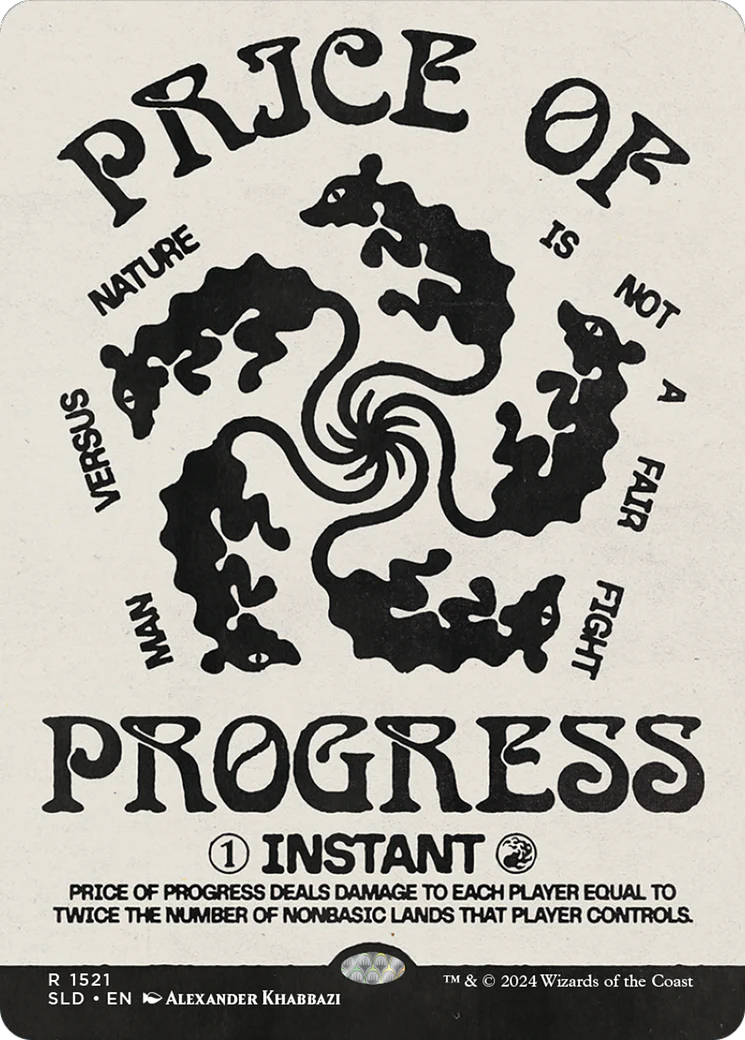 Price of Progress (SLD-1521) - Secret Lair Drop: (Showcase) (Borderless)